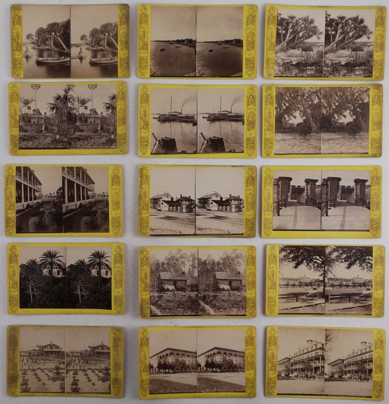 Item #124 [Collection of Fifteen Original Albumen Stereoview Photographs of Florida from the America Illustrated Tropical Series]. NORTH AMERICA - FLORIDA.