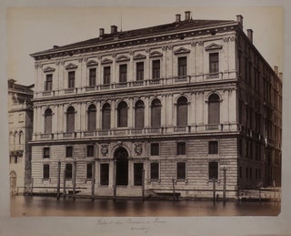 [Large Attractive Collection of 78 Early Albumen Studio Photographs of Italian Cities, Showing the Main Sites, Streets and Architectural Details of Venice, Rome, Pompeii, Palermo, Genoa, Pisa, Turin, etc.]