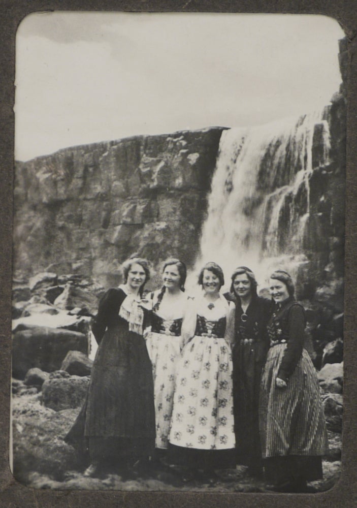 Item #161 [Interesting Album with 53 Original Gelatin Silver Photographs of Iceland, Showing Natural Sites, Kaldadal Highland Road, Bridges, and Smaller Communities around the Island]. EUROPE - ARCTIC - ICELAND.
