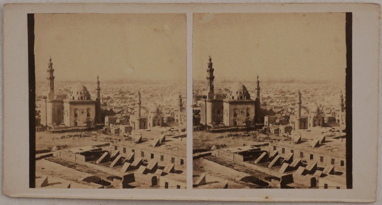 Item #212 [Collection of Sixty-Nine Early Original Albumen Stereoview Photographs of Egypt, Showing the Alexandria Waterworks and Kom Ad Dikah Neighbourhood, Almost Certainly Taken by European Associates of the Waterworks and Their Servants, Views of Cairo, and Ancient Egyptian Temples and Sites along the Nile]. MIDDLE EAST, ISLAMIC WORLD - EGYPT.