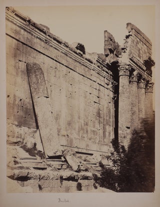 [Album from the Collection of Noted American Christian Missionary, Writer and Artist Henry John Van Lennep, with Thirty Original Albumen Photographs of Beirut, Jerusalem, Bethlehem, Nazareth, Damascus, Baalbek, and Ancient Sites of Egypt - the Great Pyramids and the Sphinx of Giza, Pompey’s Pillar and Cleopatra’s Needle in Alexandria, Karnak, Luxor, Ramesseum Temples, and the Philae Island Complex].