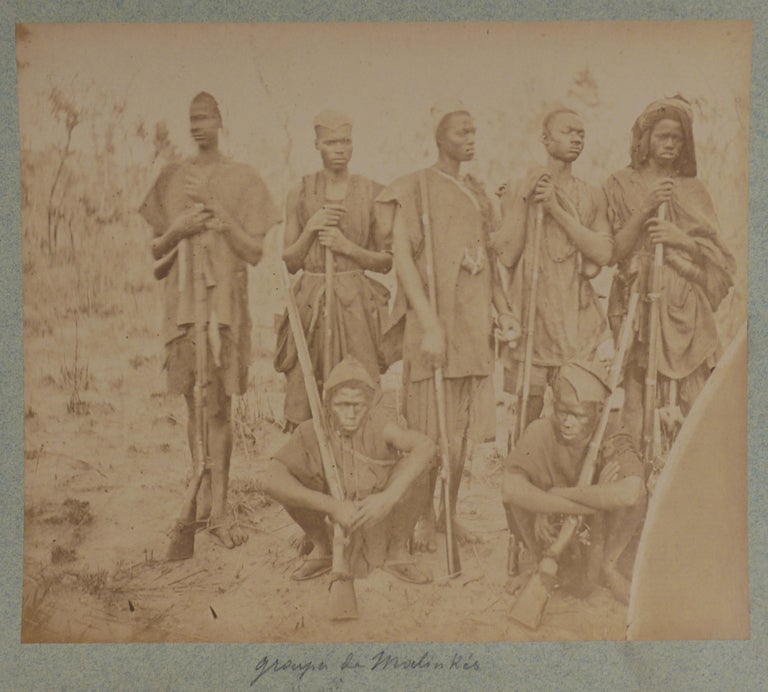 Item #27 [Rare Collection of Twenty-four Very Early Large Original Albumen Photographs Which Document Borgnis-Desbordes Military Expeditions From Upper Senegal into French Sudan (Mali). French and Indigenous Troops are Shown, as well as the Indigenous Peoples Including Chiefs and Settlements Including Forts and Villages Encountered]. AFRICA - MALI - FRENCH EXPEDITION, General Gustave, BORGNIS-DESBORDES.