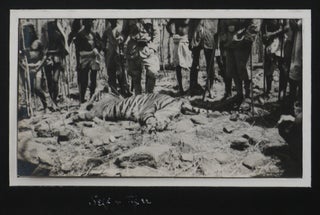 [Album with 96 Original Gelatin Silver Photos from Big Game Hunting Trips in the Nilgiri Mountains, Kanara Jungle and Valleys of Godavari and Wardha Rivers in the Central and Southern India].