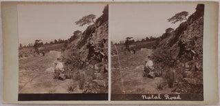 [Collection of Sixty-Eight Original Gelatin Silver Stereoview Photographs of the Natal Colony (Modern-Day KwaZulu-Natal Province of South Africa), Showing Pietermaritzburg, Durban, Howick Falls, Castle Hotel in Howick, Environs of Pinetown and Inchanga, “Waterworks for Boer Concentration Camp,” “Boer Refugee Camp, Washing Day,” Portraits of Native Policemen, Railway Workers, Oxen-cart Drivers, “Coolie Procession” et al.]