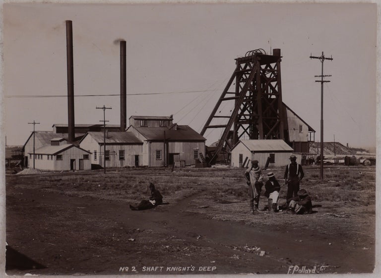 Item #437 [Collection of Thirty Original Gelatin Silver Photos of Gold Mines and Refining Plants of the Witwatersrand Gold Fields around Johannesburg]. AFRICA - SOUTH AFRICA - JOHANNESBURG, F. E. POLLARD, GOLD MINING.