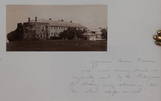 [Album with Four Pencil Drawings and Forty-Six Original Gelatin Silver Photos, Including Thirty-Four Images Taken while on Service in Sierra Leone and during the Hut Tax War of 1898-1899; With a Lithographed Plan of the Cape Coast Castle, Compiled by Foulkes for the War Office].