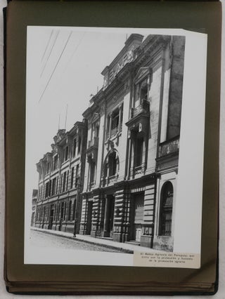 [Album with Thirty-Five Large Gelatin Silver Studio Photos of Paraguay, Presented and Signed by the American Ambassador George L. Kreeck to a Noted Writer Frances Parkinson Keyes during her Tour of South America; The Photos Include Views of Buildings and Sites in Asunción, Paraguay Military Regiments, Portraits of Graduates from the Asunción School of Aviation, Elementary Schoolchildren, Paraguayan President José Eligio Ayala, etc.]