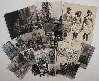 [Collection of Nineteen Loose Gelatin Silver Photos, Taken During Professor William Patten’s Zoological Expedition to New Britain (Papua New Guinea) in 1912].