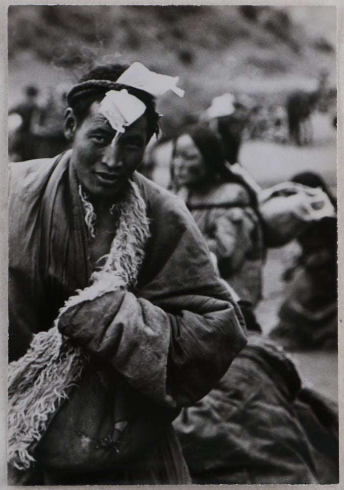 Item #512 [Collection of Fifty-Five Mainly Ethnographic Original Gelatin Silver Photographs, Taken During Forman's Expedition to Tibet and Inner Mongolia in 1932 and Showing Tibetan Lamas, Sorcerers, Warriors, Elders, a “Chief of Lama Police,” “Printing Block Carvers,” Women and Girls, Labrang Monastery, “Yak-Hair Tents,” a “Mongol Temple City in the Ordos Desert near Ninghsia,” Mongolian Lamas, Girls, Yurts, &c.]. ASIA - TIBETAN PLATEAU, Harrison FORMAN.