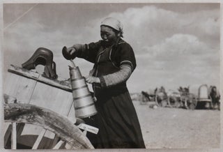 [Collection of Fifty-Five Mainly Ethnographic Original Gelatin Silver Photographs, Taken During Forman's Expedition to Tibet and Inner Mongolia in 1932 and Showing Tibetan Lamas, Sorcerers, Warriors, Elders, a “Chief of Lama Police,” “Printing Block Carvers,” Women and Girls, Labrang Monastery, “Yak-Hair Tents,” a “Mongol Temple City in the Ordos Desert near Ninghsia,” Mongolian Lamas, Girls, Yurts, &c.].