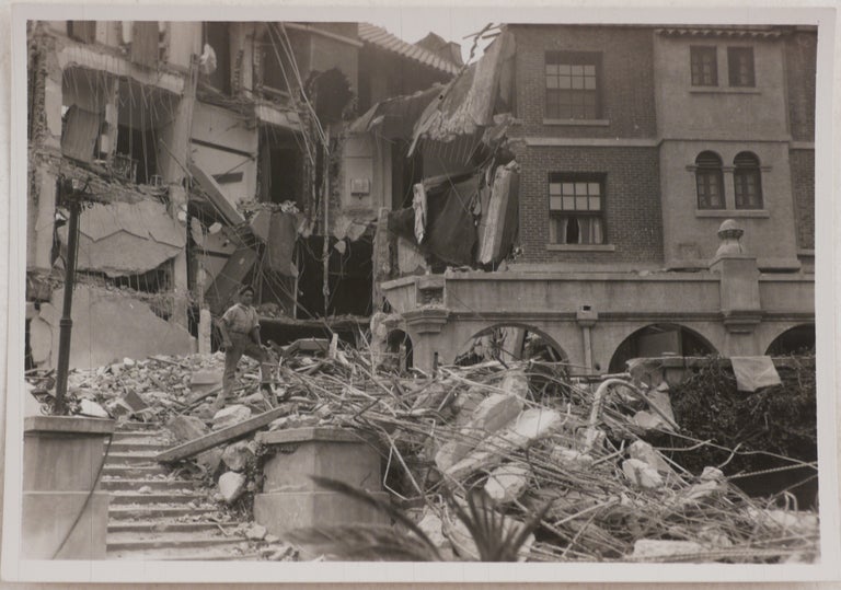 Item #535 [Collection of 75 Loose Original Gelatin Silver Photographs, Showing the Destruction in Santa Barbara and Environs after the Earthquake on June 29, 1925]. NORTH AMERICA - CALIFORNIA - SANTA BARBARA – 1925 EARTHQUAKE.