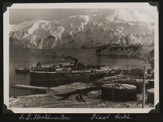 Album of 180 Original Gelatin Silver Photographs of Dutch Harbor (Unalaska), Sand Point. NORTH AMERICA - ALASKA -.