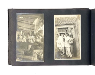 Item #569 [Album with 74 Original Gelatin Silver Photographs and Two Printed Postcards, Showing...