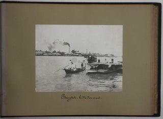 [Album of Ninety-Six Original Gelatin Silver Photographs, Documenting a Trip from Moulmein (Mawlamyine, Myanmar) to Bangkok and thence to Saigon (Ho Chi Minh City) in February-March 1902, Titled:] Siam & Cochinchine. 1902.