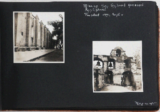 [Album with 63 Original Gelatin Silver Photographs of California Franciscan Missions, Titled:] California’s Richest Heritage – Her Franciscan Missions.