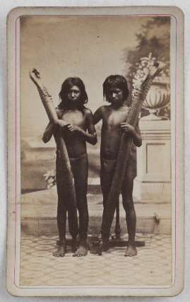 Collection of Twenty-Two Rare Early Albumen Cartes de Visite, Portraying Indigenous People of