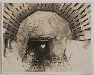 [Collection of 78 Loose Original Gelatin Photographs, Documenting the Construction of the Moffat Tunnel under the James Peak of the Continental Divide, on the Route of the Denver and Salt Lake Railway].
