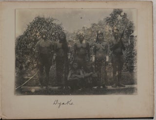 [Album with 108 Original Gelatin Silver Photographs, Including Over Sixty Images Taken in British North Borneo and Sarawak Raj and Showing Sandakan and Environs, Mount Kinabalu, Sekong Rubber Estate, Portraits of Dayak, Kenyah, Kedayan and Dusun People, “Dyak Head Hunting Feast,” “Dyak Long House & Skulls,” &c.; With Over Forty Views of Shanghai, Newson’s Residence, Portraits of Him and His Daughter, &c.].