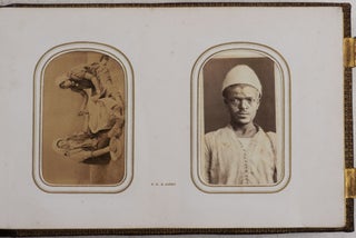 Album of Sixty Early Original Carte-de-visite Albumen Photographs of Egypt and Its People. MIDDLE EAST, ISLAMIC WORLD.