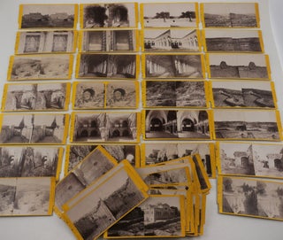 Collection of Forty-Eight Original Albumen Stereo-view Photographs of Jerusalem, Bethlehem, MIDDLE EAST, ISLAMIC WORLD.